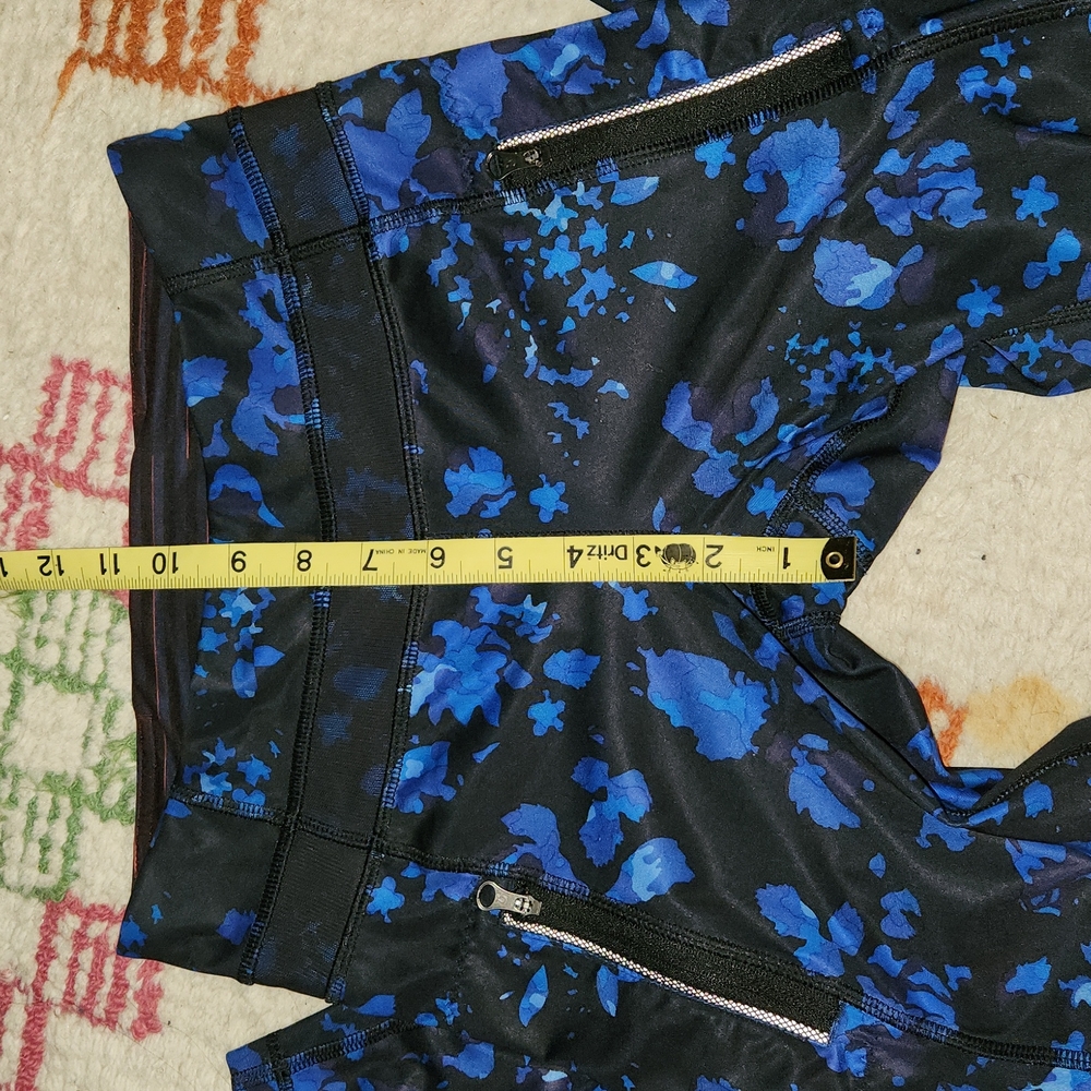 Lululemon Inspire Tight II Size 4 Dandy Digie Porcelaine Black mesh  DAN… - Picture 7 of 10